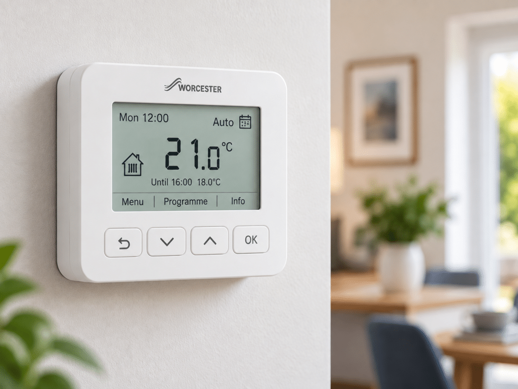 Modern programmable thermostat