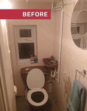 toilet before